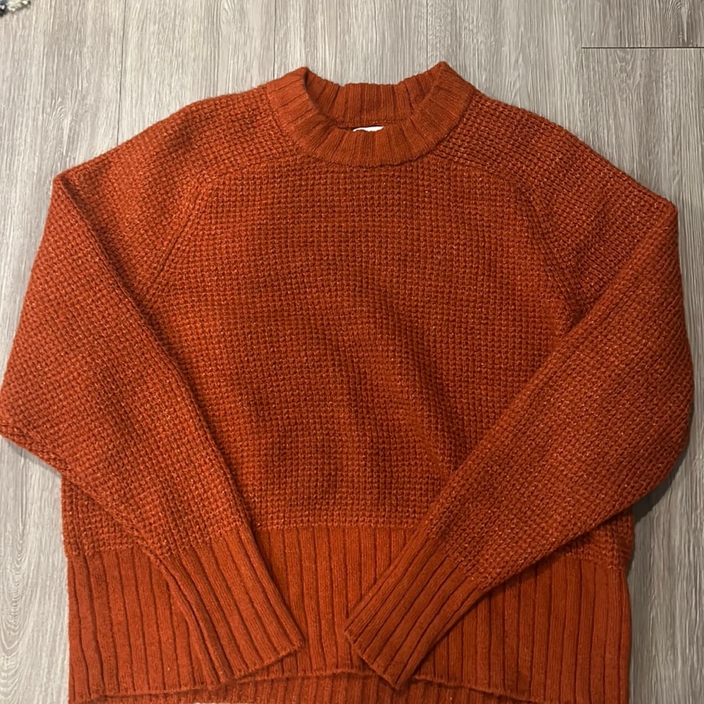 Target A New Day Knitted Orange Sweater